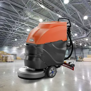 Gaoge Brand A1 Hand Push Floor Scrubber Industrial Cleaning Equipment 530/780MM 55/60L 24V/500W 120BAR Floor Scrubber Drier