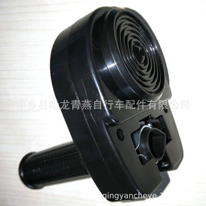 Poignées de guidon de vélo 22,2 mm noires, accessoire en plastique pour vélos d'enfants, générant du son - Product Image 4