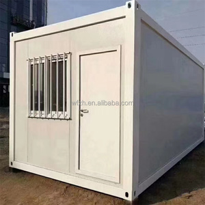 20ft fácil montagem pré-fabricada escritório módulo Flat Pack Container casa com banheiro - Product Image 1