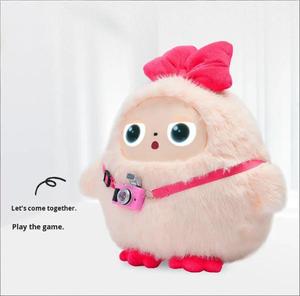 Jouet en peluche de Noël en coton PP super doux avec yeux LCD, dialogue vocal, compagnon littéraire pour enfants, cadeau, <span class=keywords><strong>robot</strong></span> intelligent IA - Product Image 3