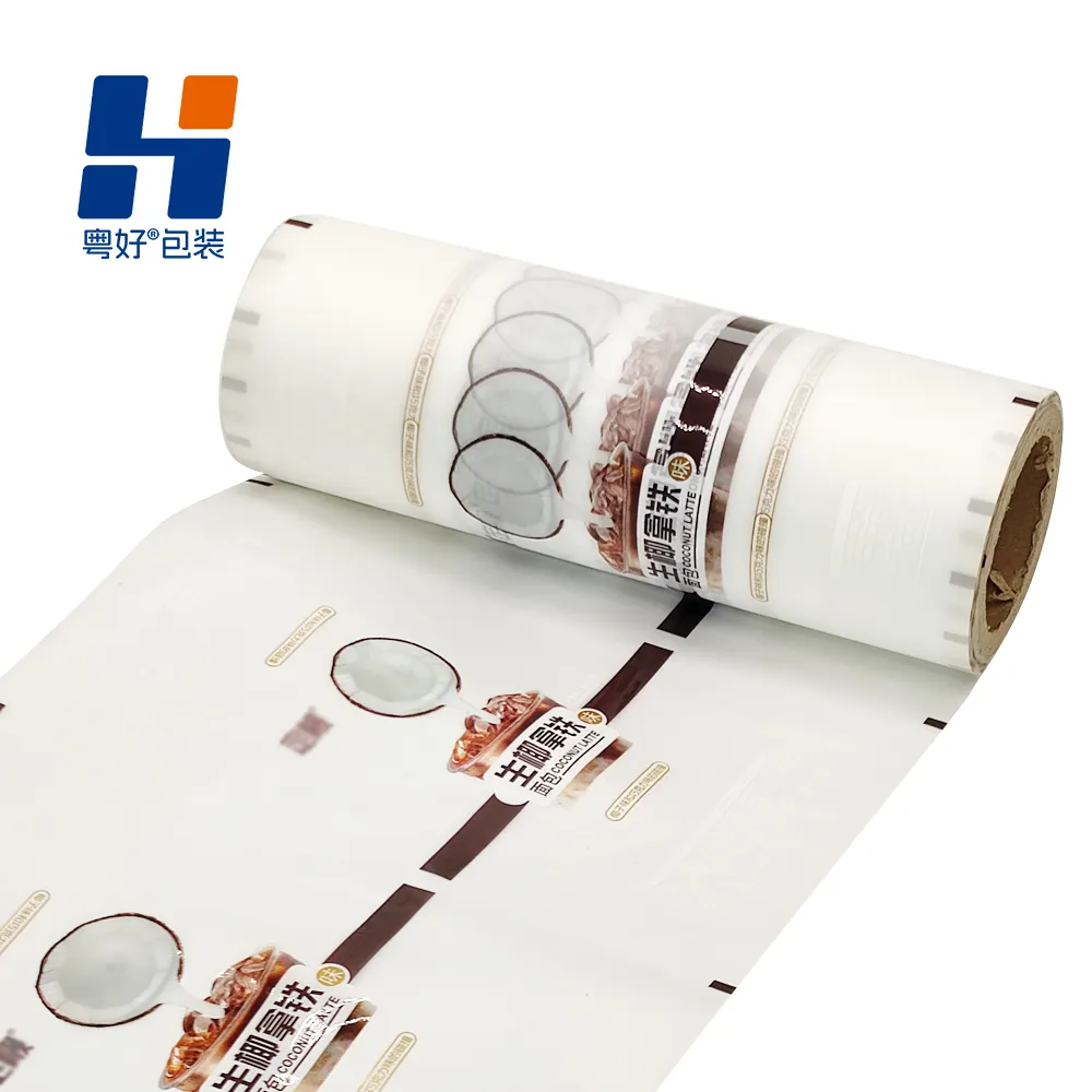 Su misura stampato cibo flessibile pellicola di imballaggio in plastica rotolo di pellicola per il pacchetto