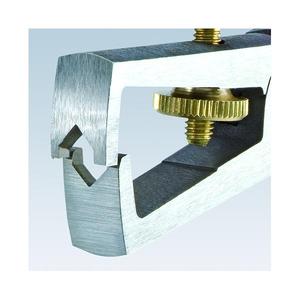 KNIPEX - 11 01 160 Insulation Stripper With opening spring, universal head <b>polished</b>, handles plastic coated, pliers <b>black</b> atrame - Product Image 3