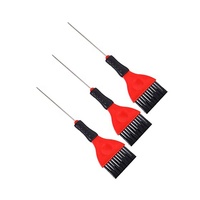 Pinceau professionnel double embout pour application de teinture capillaire en gros, personnalisable avec logo pour salon de coiffure