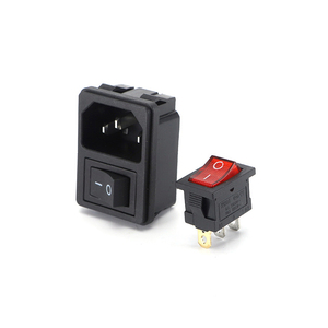 10A 250V 3Pin IEC320 C14 Inlet Module <b>Plug</b> <b>With</b> <b>Switch</b> Male Power - Product Image 3