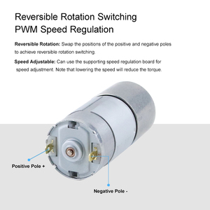Cepillo de <span class=keywords><strong>Motor</strong></span> de desaceleración de vehículo inteligente en miniatura de 12V y 24V, reductor de engranajes de CC Micro de baja velocidad para vehículo, 1 unidad - Product Image 4