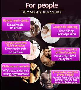 Gel orgasmique gouttes de sexe excitateur pour les femmes, spray Climax orgasme fort améliorer le gel féminin huile vaginale raffermissante - Product Image 3