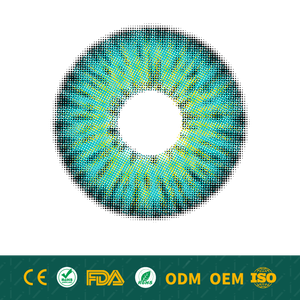 Lentilles <span class=keywords><strong>de</strong></span> <span class=keywords><strong>contact</strong></span> à effet spécial Halloween-Lentilles yeux <span class=keywords><strong>de</strong></span> <span class=keywords><strong>chat</strong></span> rougeoyantes vertes, lentilles souples respirantes pour le maquillage des costumes d'horreur - Product Image 4