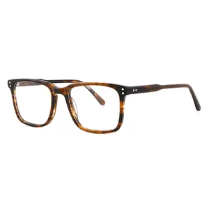 Women And Men Classic Optical Eyeglasses Lightweight Handmade Acetate Myopic Glasses For Wholesales