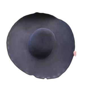 Fazendo todas as cores lã feltro redondo liso novo estilo atacado chapéus castor e coelho mistura capuzes - Product Image 1