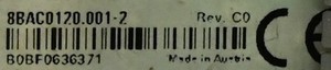 PLC 8BAC0120001-<span class=keywords><strong>2</strong></span> AC0120-<span class=keywords><strong>2</strong></span> 旋转变压器接口卡 - Product Image 3