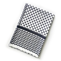Ventes chaudes, foulard unisexe, style arabe, Dubaï, doux, pour filles, respirant, voiles palestiniens, imprimé de qualité supérieure, keffiyeh à carreaux, hijab en mousseline