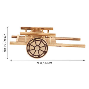 Chariots de jouets en bois de chariot, jouets éducatifs en bois pour enfants de chariot, jouets de chariot, chariots de jouets de loisirs pour enfants, chariot push-pull - Product Image 3