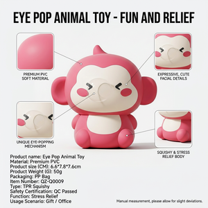 Adorable Juguete Sensorial de Silicona Suave con Forma de Animal que Expulsa Burbujas, Antiestrés, Novedad, Venta al por Mayor - Product Image 2