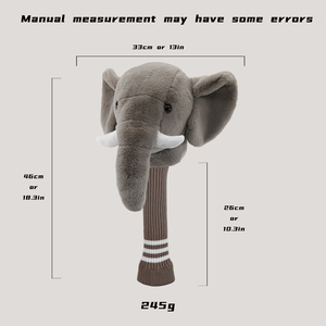 <b>Golf</b> Animal Headcover Gift Funny Plush Soft Cartoon Elephant <b>Golf</b> Head Cover Driver Knit Head Cover in Stock - Product Image 6