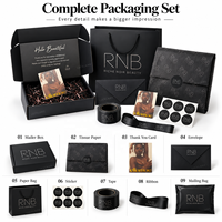 Boîte d'expédition en carton ondulé noir avec feuille d'argent de luxe, emballage recyclable, boîte rigide pour abonnement beauté, pour le commerce électronique