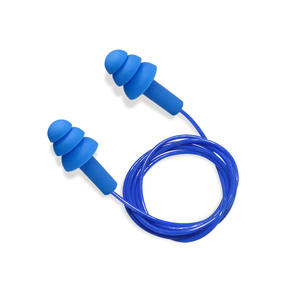 Bouchons d'oreille pliables en silicone de qualité alimentaire avec tige de main en boucle Protection auditive antibruit souple Caractéristique de réduction du bruit - Product Image 4