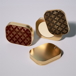 Magnetic Refillable Solid Perfume Container Luxury Cosmetic Empty Solid Perfume Case <b>Box</b> - Product Image 3