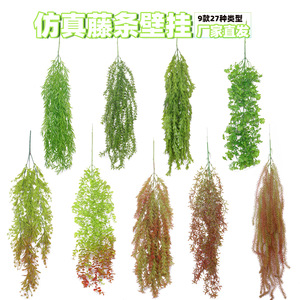 พวงมาลัยใบไม้ประดิษฐ์สปริงชานท์ ขนาด 100 ซม. 200 ซม. สีเขียว สำหรับตกแต่งผนัง ตกแต่งบ้าน - Product Image 2