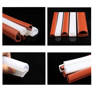 טמפרטורה גבוהה בצורת סיליקון גומי איטום רצועת אטם אטם תנור גומי דלת הספק מוצר - Product Image 3