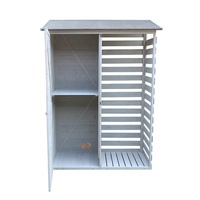 Abri de jardin en bois pour outils et bois de chauffage, facile à assembler, imperméable et traité sous pression
