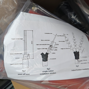 Kit de Terminales Termocontraíbles de Plástico FEP - Terminales de Cable de Media Tensión de 10KV para Uso Interior/Exterior, Marca LX, Fabricado en Guangdong - Product Image 5
