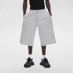 <span class=keywords><strong>Pantaloncini</strong></span> Sportivi Personalizzati 100% <span class=keywords><strong>Cotone</strong></span>, Larghi, con Doppia Fascia in Vita, in Pile Pesante, <span class=keywords><strong>Taglie</strong></span> <span class=keywords><strong>Forti</strong></span> per <span class=keywords><strong>Uomo</strong></span> - Product Image 2