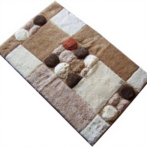 Alfombrillas de baño con mechones hechas de algodón puro con garantía de calidad de lujo con alfombrilla de baño duradera larga precios al por mayor por ITHL - Product Image 1