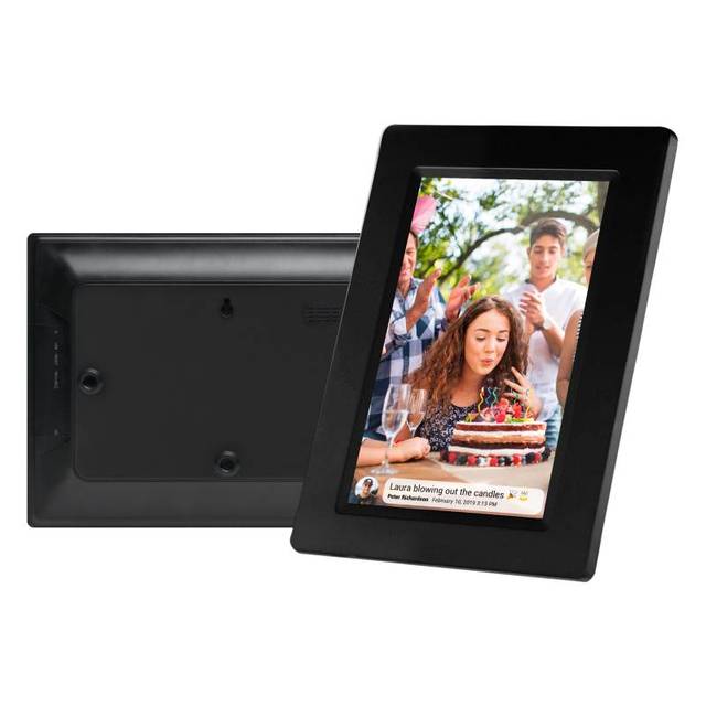 Shenzhen Supplier 13.3\" Acrylic Digital Picture Photo Frame Touch Screen Function Video Playback for Special Moments Memories