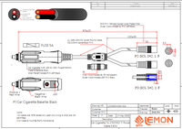 Câble d'alimentation 12V pour allume-cigare de voiture, prise mâle vers prise femelle DC 5.5x2.1mm, séparateur 1 vers 2 voies pour caméra embarquée et éclairage LED