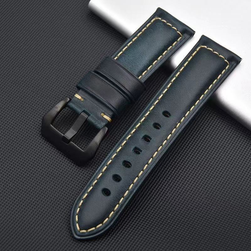 Blue-black buckle