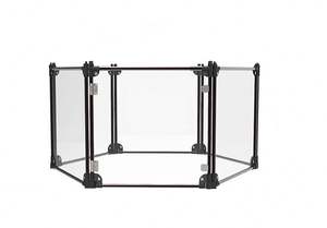 Luxury Detachable Pet <b>Playpen</b> Factory Supplied Transparent Aluminium Acrylic Cat Kennel <b>Dog</b> Fence Pen Small Animals Animal - Product Image 2