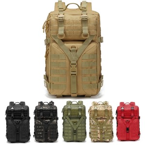 Tactical Backpack Large Capacity Outdoor Hiking Camping Military Style Unisex Travel Sports Backpack With MOLLE System - Product Image 1