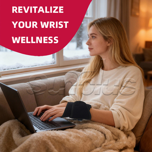 ซันพลัส 660 นาโนเมตร 850 นาโนเมตร ไฟ LED บำบัดด้วยแสงสีแดง ที่รัดข้อมือ บำบัดด้วยแสงอินฟราเรดใกล้ แสงสีแดงบำบัด แผ่นรัดข้อมือให้ความร้อน - Product Image 4