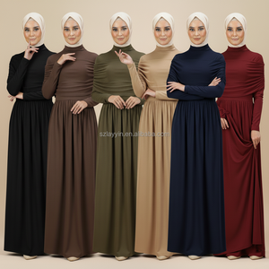 Produttore di Abbigliamento Personalizzato Abaya di Alta Qualità per Donna in Lino Chiffon e Cotone Abito Casual Design di Marca Personalizzato - Product Image 5