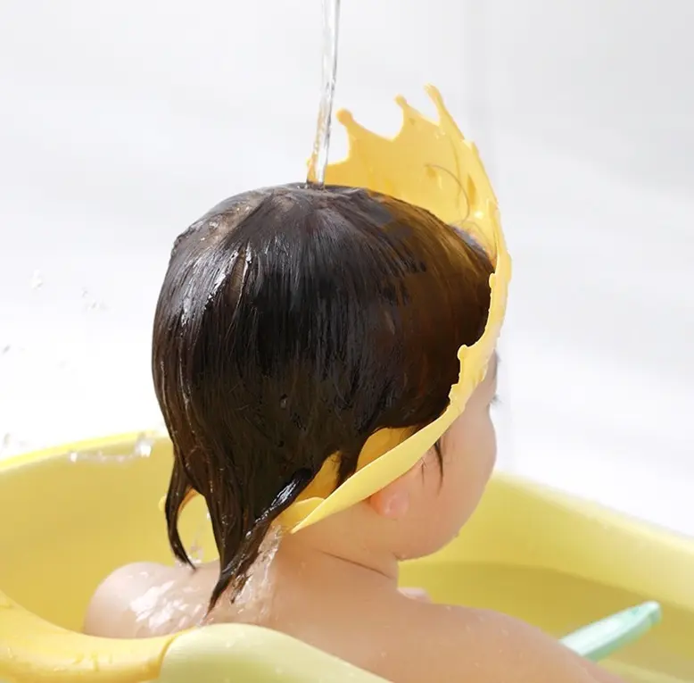 Baby Bad Produkte Einstellbare Shampoo-Dusche Baby-Dusche Augenschutz Spritz schutz Kopf Baby Shampoo-Abdeckung