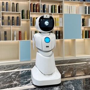 Suntech Commercial Intelligent Welcome <strong>Robot</strong> Q-<strong>Bot</strong> Exhibition Museum Guide Voice Broadcasting Facial Reception Guided - Product Image 2