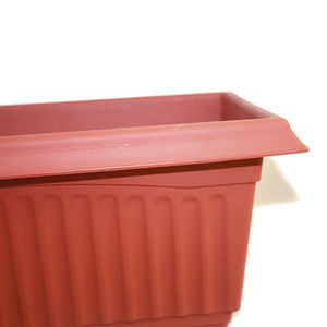 Pot de <span class=keywords><strong>fleur</strong></span> <span class=keywords><strong>rectangulaire</strong></span> en plastique terre cuite avec plateau pour fenêtre balcon jardin extérieur - Product Image 3