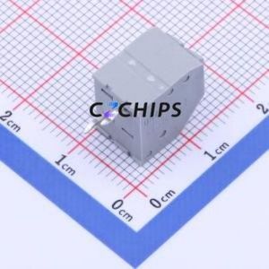 250-202 Spring Terminal Block Through hole Component (THT),P=3.5mm Connector 1x2P 3.5mm Gray 2P - Product Image 2