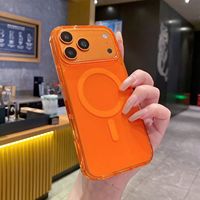 Coque de téléphone magnétique de luxe en PC rigide et TPU souple pour iPhone 16 17 18 Pro Max
