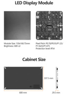 Светодиодный экран UHLED P0.78 P0.93 P1.25 P1.875 для помещений, COB Micro LED видеопанель для командных центров