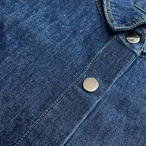 <span class=keywords><strong>Abito</strong></span> in <span class=keywords><strong>Denim</strong></span> da donna primavera autunno manica lunga Maxi camicia con Modulare - Product Image 6