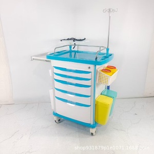 Dental Abs Trolley 890x520x824-1024 Multi Functional Resuscitation Cart For Hospital Use - Product Image 5