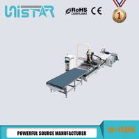 Machine automatique de placage de chants en PVC pour lignes de production de meubles, pour plastique, MDF, bois courbé et portes d'armoires
