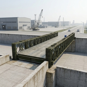 Paneles de Puente Bailey Personalizables para Ingeniería <span class=keywords><strong>Civil</strong></span>, Sistema de Celosías de Acero Prefabricadas y Modulares para Proyectos de Gran Vano - Product Image 1