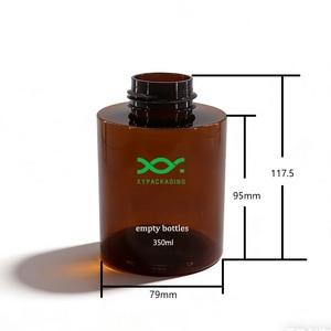 Xypackaging – Flacons distributeurs de savon moussant en plastique PET marron de 350 ml (12 oz) vides pour shampoing et après-shampoing – Prix de gros - Product Image 5