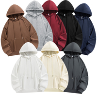 Fournisseur de sweats à capuche personnalisés avec logo brodé ou imprimé, unisexe, coupe oversize, unis, vente en gros, sweats à capuche décontractés vierges pour hommes