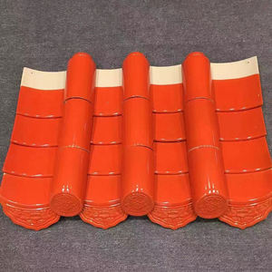 Material de techado de terracota esmaltado opaco <span class=keywords><strong>restaurante</strong></span> de Villa de templo de estilo chino - Product Image 3