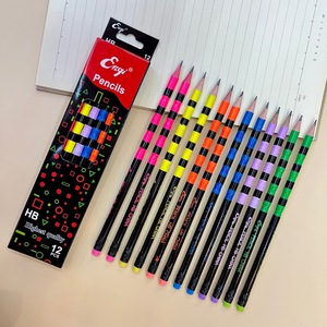 在庫あり HB色鉛筆 竹製 お祝い用 描画ペン オフィス筆記用 箱入りセット - Product Image 1