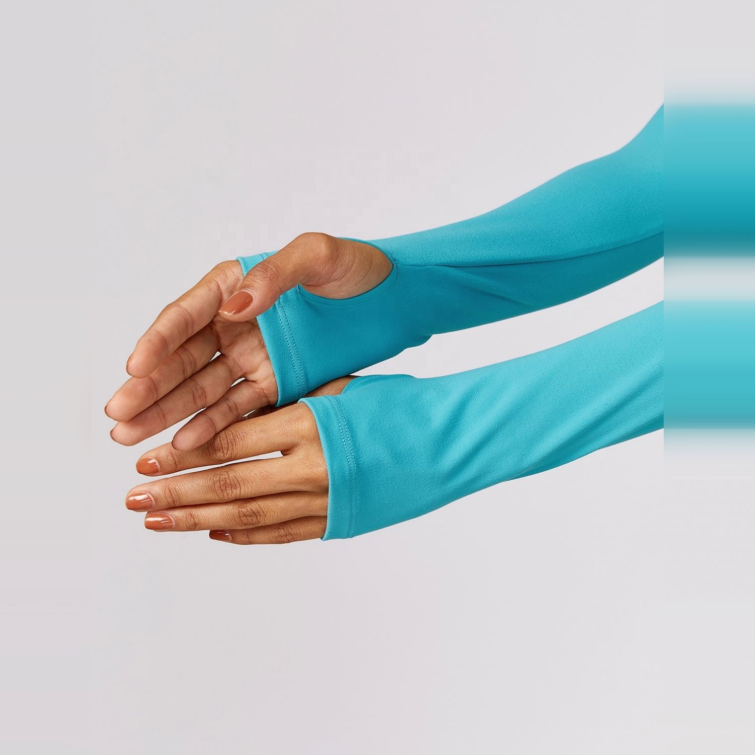 Women's Yoga Long Sleeve Top with Thumb Hole Quick-Dry & Breathable Stretchy Workout Shirt Recyclable Feature