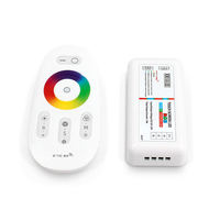 Contrôleur de bande LED 2.4G RGB PWM 6A avec télécommande tactile, contrôle sans fil Wi-Fi tactile intégral, haute qualité